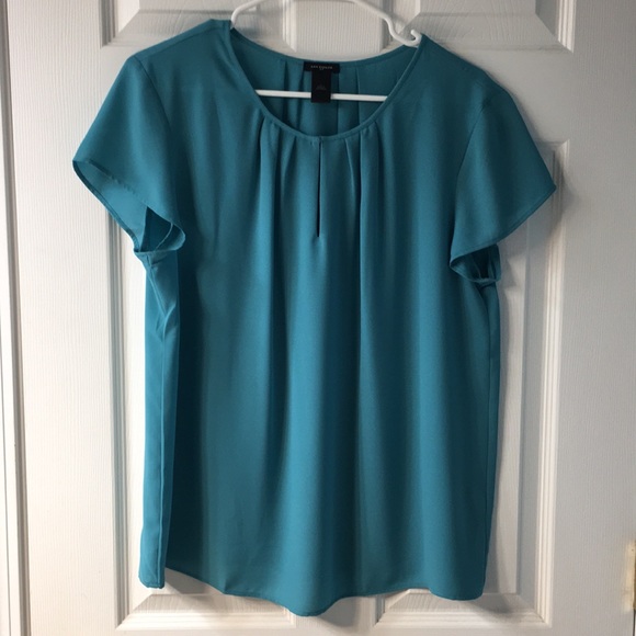 Ann Taylor Factory Tops - Ann Taylor Aqua green blouse